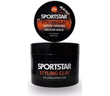 Sportstar Styling Clay modelovacie íl na vlasy, stredná fixácia 50 ml