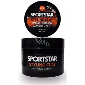 Sportstar Styling Clay modelovacie íl na vlasy, stredná fixácia 50 ml