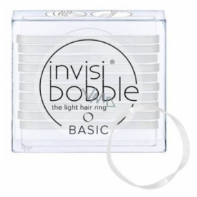 Invisibobble Sprunchie Basic Crystal Clear Ultra tenké gumičky do vlasov priehľadnej 10 kusov