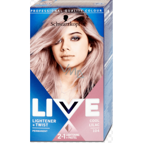 Schwarzkopf Live Lightener & Twist farba na vlasy 104 Cool Lilac