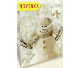 Nekupto Darčeková papierová taška 23 x 18 x 10 cm Vianočný 1801 02 WBM