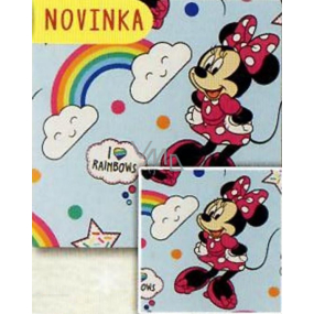 Nekupto Darčekový baliaci papier 70 x 200 cm Vianočný Minnie Mouse 1 role BLI 046
