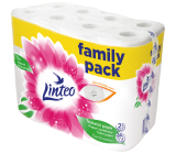 Linteo Care & Comfort toaletný papier biely 158 ks, 2 vrstvy a 19 m, 24 roliek