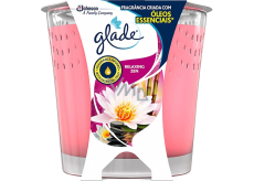 Glade Relaxing Zen - Japonská záhrada vonná sviečka v skle doba horenia až 32 hodín 129 g