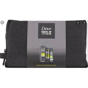 Dove Men + Care Extra Fresh sprchový gel 250 ml + antiperspirant dezodorant sprej 150 ml + sprchová pena 200 ml + etue, kozmetická sada