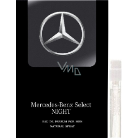 Mercedes-Benz Select Night parfumovaná voda pre mužov 1 ml s rozprašovačom, fľaštička