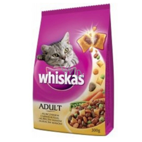 Whiskas Junior s hydinou príchuťou kompletné krmivo pre dospelé mačky 300 g gran.