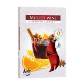 Admit Mulled Wine - Varené víno čajová aromatická sviečka 6 kusov doba horenia 4 hodiny