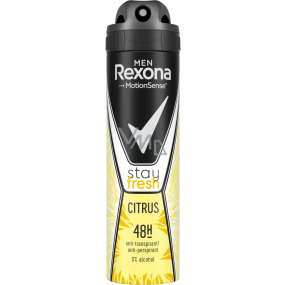 Rexona Men Stay Fresh Citrus antiperspirant deodorant sprej pre mužov 150 ml