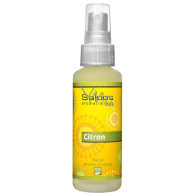 Saloos Natur Aroma Airspray Lemon bytový sprej pri duševnej námahe, povzbudzuje mozog k vyššej aktivite 50 ml