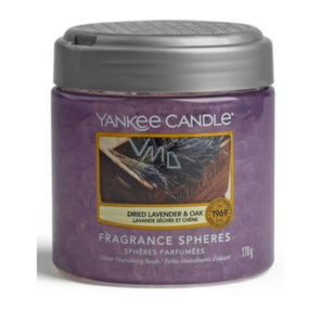 Yankee Candle Dried Lavender & Oak - Sušená levanduľa a dub Spheres voňavé perly neutralizujú pachy a osvieži malé priestory 170 g