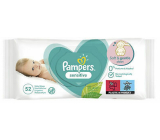 Pampers Sensitive vlhčené obrúsky pre deti 52 kusov