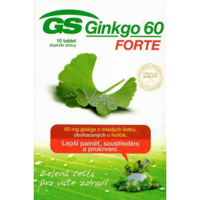 DÁREK GS Ginkgo 60 Forte doplněk stravy 10 tablet