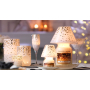 Yankee Candle Holiday Party tienidlo malé 8 x 9 cm + tanier malý 9 x 9 cm na sviečku malú Classic
