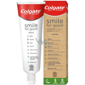 Colgate Smile for Good Protection Whitening recyklovateľná, vegánska zubná pasta, obsahuje 99,7% zložiek prírodného pôvodu 75 ml