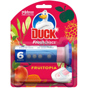 Duck Fresh Discs Fruitopia WC gél pre hygienickú čistotu a sviežosť Vašej toalety 36 ml