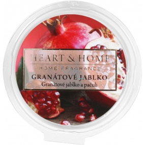 Heart & Home Granátové jablko Sójový prírodný voňavý vosk 26 g