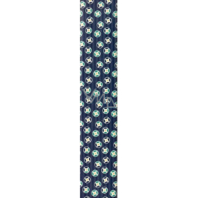 Ditipo Darčekový baliaci papier 70 x 200 cm Modrý s kolieskami