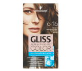 Schwarzkopf Gliss Color farba na vlasy 6-16 Chladná perleťová hnedá 2 x 60 ml