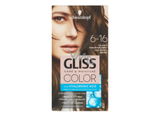Schwarzkopf Gliss Color farba na vlasy 6-16 Chladná perleťová hnedá 2 x 60 ml