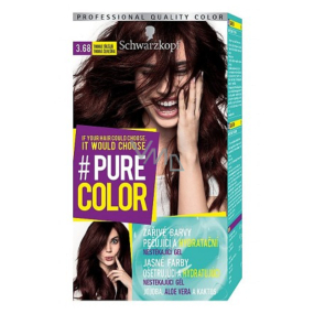 Schwarzkopf Pure Color washout farba na vlasy 3.68 Tmavá čerešňa 60 ml