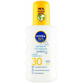 Nivea Sun Sensitive OF 30 sprej na opaľovanie 200 ml