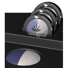 Regina Duo minerálne očné tiene 04 tmavo modrá / perleť 3,5 g