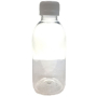Fľaštička priehľadná, plastová, s uzáverom, priemer 28 mm, 200 ml