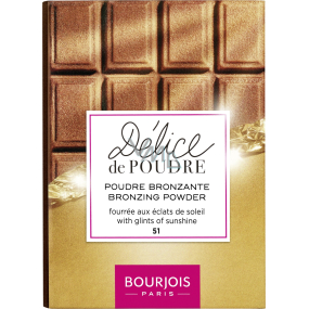 Bourjois Delice de Poudre Bronzing Powder rozjasňujúci paletka 51 Light-median complexions 16,5 g