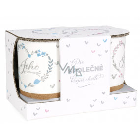 Albi Svadobné hrnčeky Jeho a jej 2 x 380 ml
