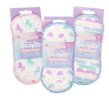 Vivid Unicorn 2v1 Univerzálna antibakteriálna čistiaca hubka z mikrovlákna a drôtenky 19 cm x 9,5 cm 1 kus