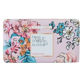 Heathcote & Ivory Pinks & Pear Blossom luxusné trikrát jemne mletej toaletné mydlo 240 g