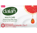 Dalan Multi Care Pink Grapefruit & Caring Milk toaletné mydlo 90 g
