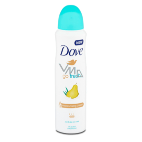 Dove Go Fresh Hruška a Aloe Vera antiperspirant dezodorant sprej s 48-hodinovým účinkom pre ženy 150 ml