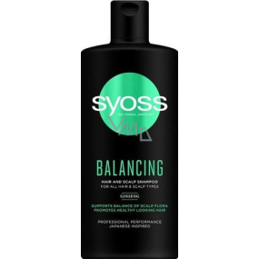 Syoss Balancing šampón pre všetky typy vlasov 440 ml
