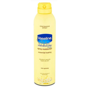 Vaseline Essential Healing hydratačné vyživujúce telové mlieko 190 ml sprej