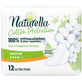 Naturella Cotton Protection Ultra Normal hygienické vložky s krídelkami 12 kusov