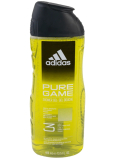 Adidas Pure Game 3v1 sprchový gél na telo, tvár a vlasy pre mužov 400 ml