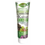 Bione Cosmetics Cannabis + Gaštan žily a cievy bylinný balzam s Gaštanom konským 200 ml
