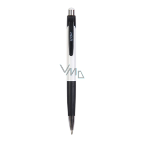 Spoko Guľôčkové pero, modrá náplň, biele 0,5 mm