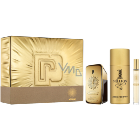 Paco Rabanne 1 Million Parfum parfum pre mužov 50 ml + dezodorant sprej 150 ml + parfum 10 ml, darčeková sada