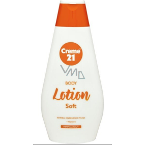 Creme 21 Soft + Vitamín E telové mlieko 400 ml