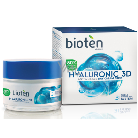 Bioten Hyaluronic 3D OF15 denný krém proti vráskam 50 ml