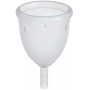 LadyCup Menštruačný kalíšok transparentný, malý S + Milton sterilizačné tabletky
