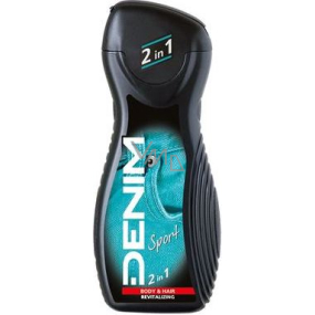 Denim Sport 2v1 sprchový gél a šampón pre mužov 250 ml