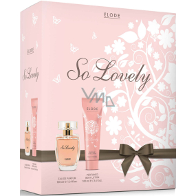 Elodi So Lovely toaletná voda pre ženy 100 ml + telové mlieko 100 ml, darčeková sada