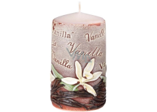 Sviečky Vanilla Vanilková vonná sviečka valec 60 x 110 mm