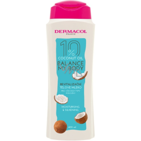 Dermacol Coconut Oil Revitalising revitalizačné telové mlieko 400 ml
