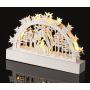 Emos Dekorácie betlehem 23 x 14 cm, 5 LED, teplá biela + časovač