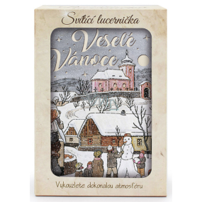 Nekupto Svietiace lucernička Josef Lada Veselé Vianoce 13,7 x 20 x 5 cm